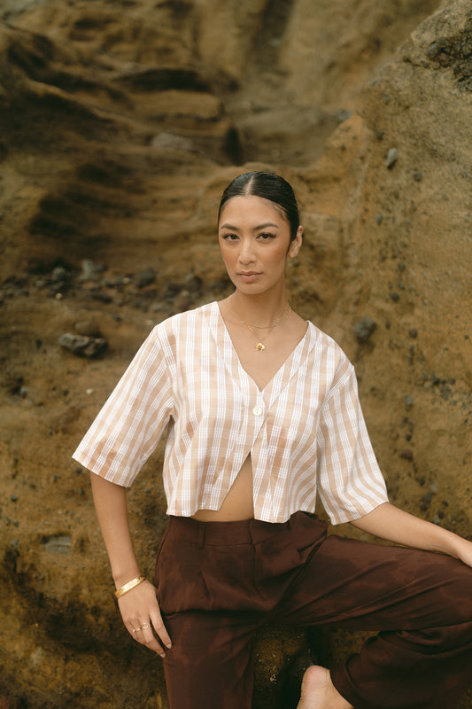 Mehana Blouse - ʻIliahi